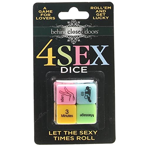 4 Sex Dice – Adult Board Game for Couples by Little Genie