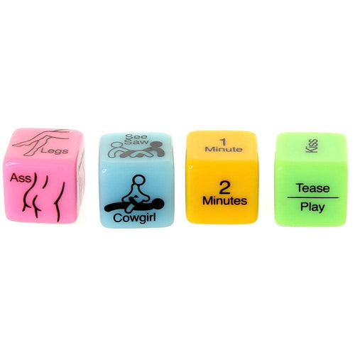 4 Sex Dice – Adult Board Game for Couples by Little Genie