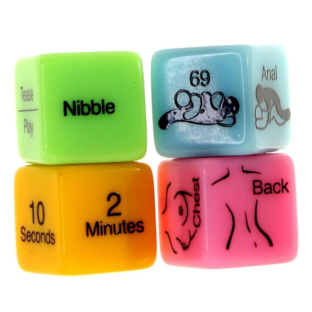 4 Sex Dice – Adult Board Game for Couples by Little Genie