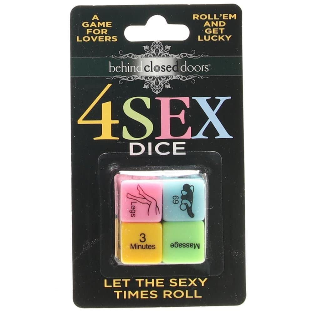 4 Sex Dice – Adult Board Game for Couples by Little Genie