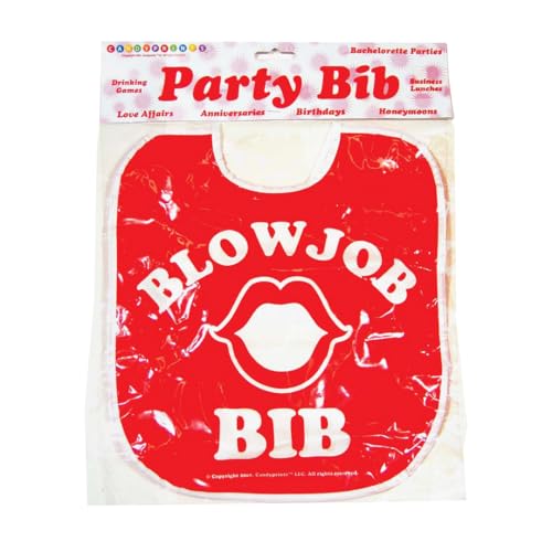 Blow Job Bib – Hilarious Bachelorette Party Gag Gift by Little Genie Productions