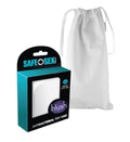 Blush 12.25-Inch Lint-Free Cotton Drawstring Bag for Sex Toy Storage and Travel
