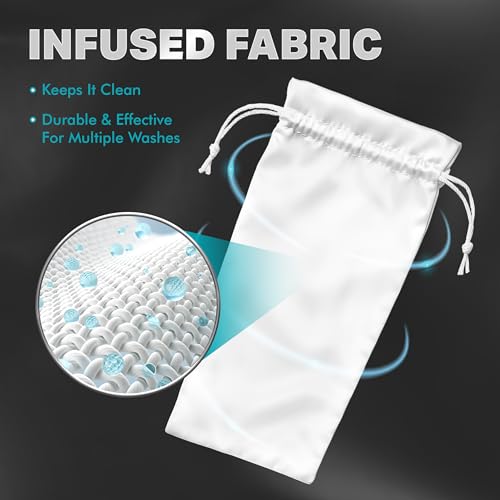 Blush 12.25-Inch Lint-Free Cotton Drawstring Bag for Sex Toy Storage and Travel