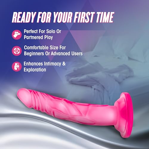 Blush Novelties Naturally Yours Realistic 5 Inch Dildo - Slim, TPE, Suction Cup, Harness Compatible, Pink