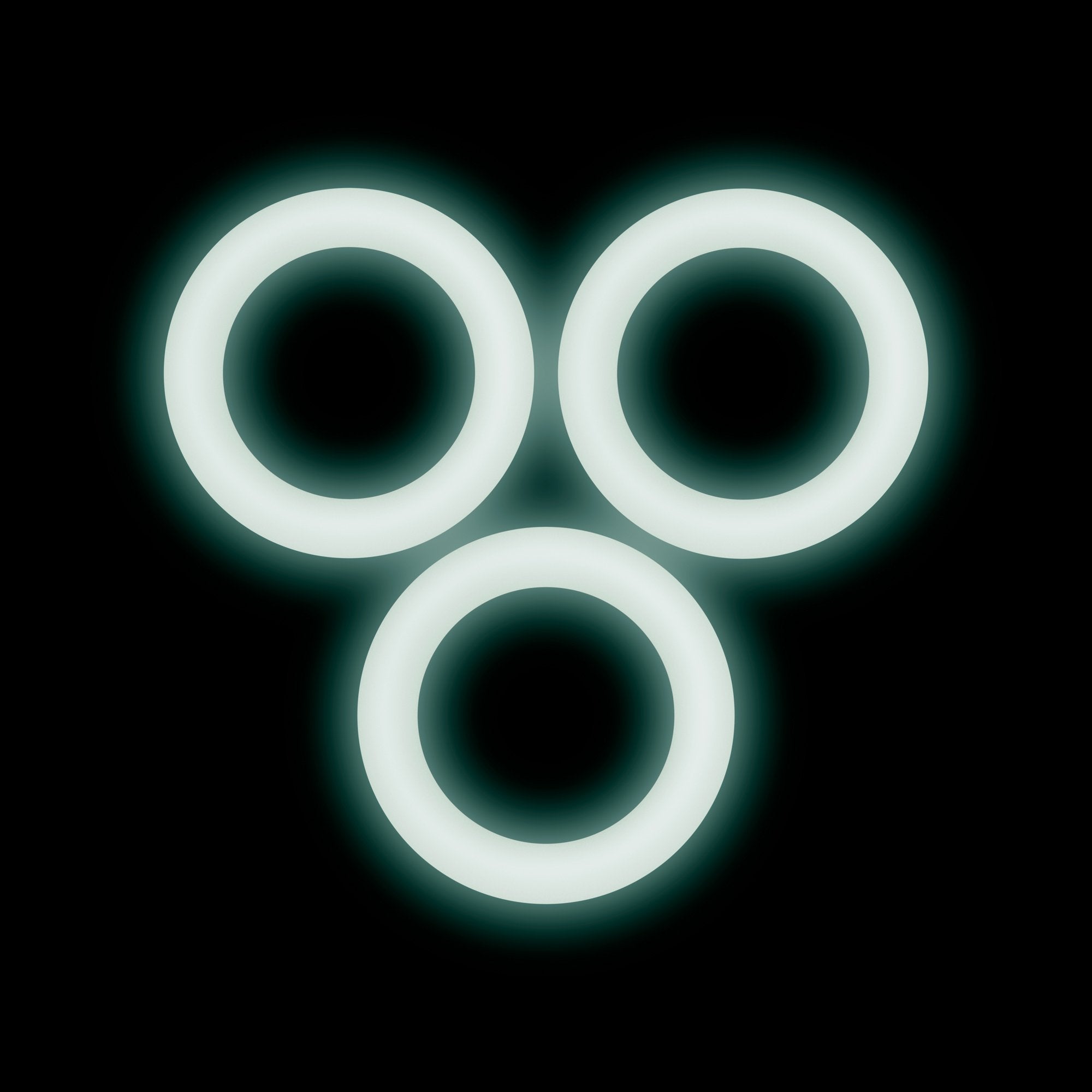 Blush Novelties VS2 Glow-in-the-Dark Silicone Cock Rings Set – 3 Pack, 1.25" Diameter – Erection Enhancing C-Rings for Men & Couples