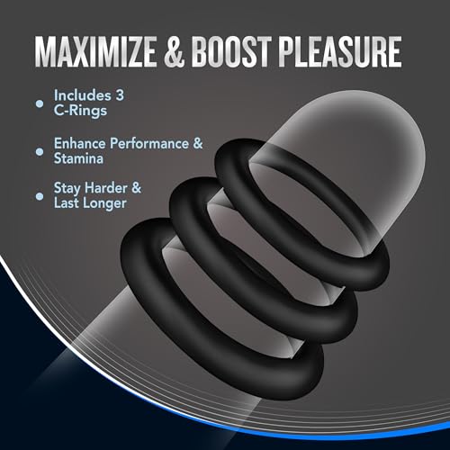 Blush Performance VS2 3-Pack Small Penis Rings – 1.25" Wide Platinum Cured Silicone Cock Rings for Harder Erections