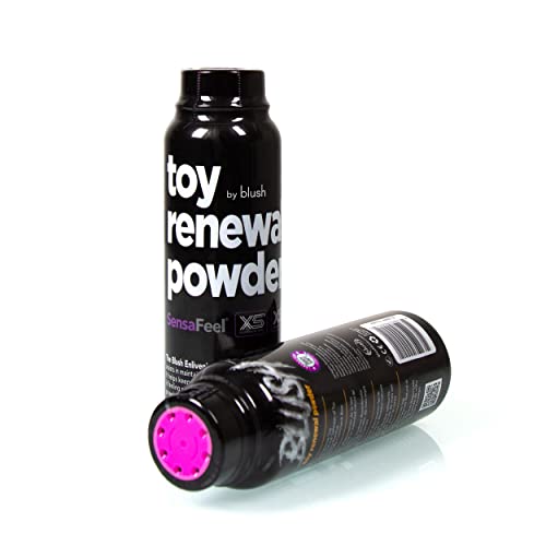 Blush Sex Toy Renewal Powder - 3.4 oz Cornstarch Dusting Powder for TPE/TPR Toys - Body Safe