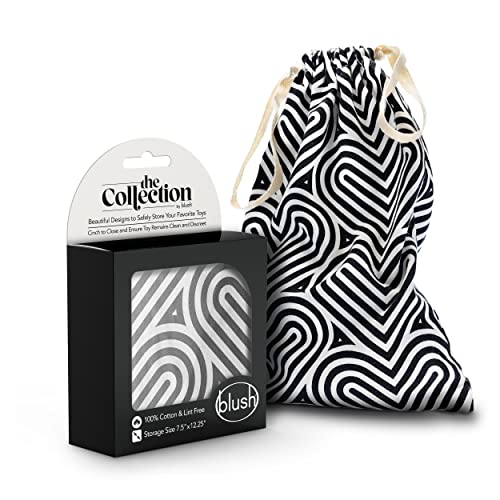 Blush The Collection Cotton Toy Bag – Lint-Free Drawstring Storage for Adult Toys