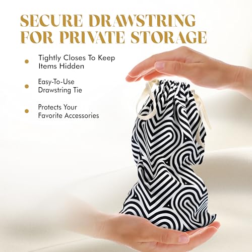 Blush The Collection Cotton Toy Bag – Lint-Free Drawstring Storage for Adult Toys