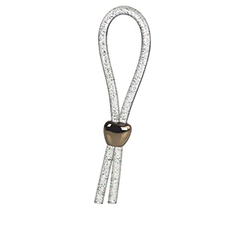 CalExotics Adjustable Loop Enhancer - Clear TPE Penis Ring with Adjustable Cinch