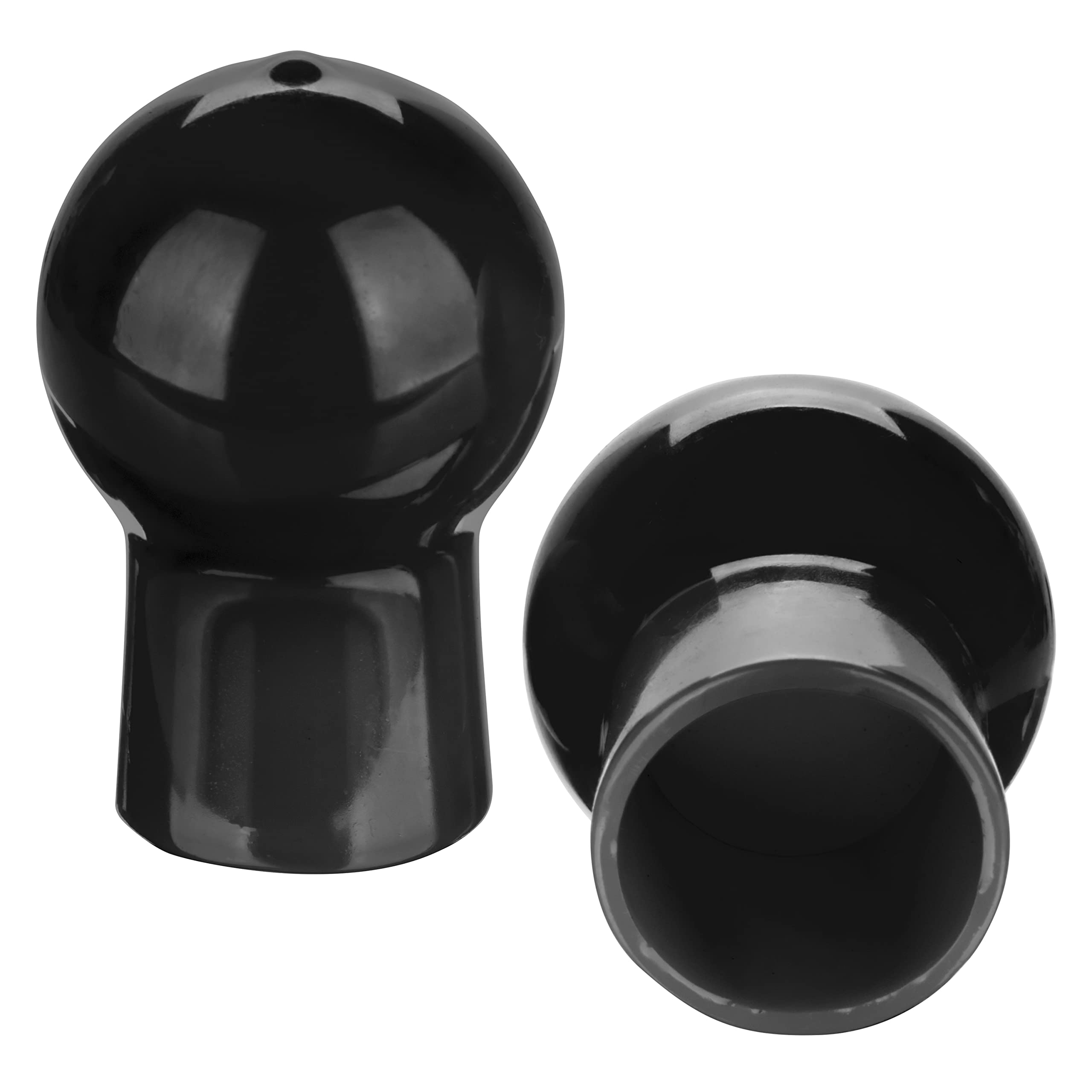 CalExotics Advanced Nipple Suckers – Black, Soft Squeezable Nipple Stimulators