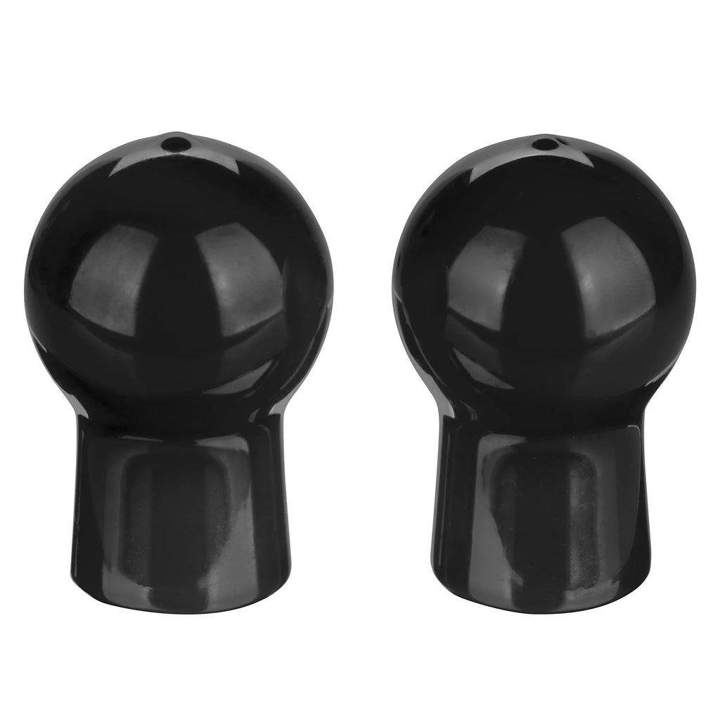 CalExotics Advanced Nipple Suckers – Black, Soft Squeezable Nipple Stimulators