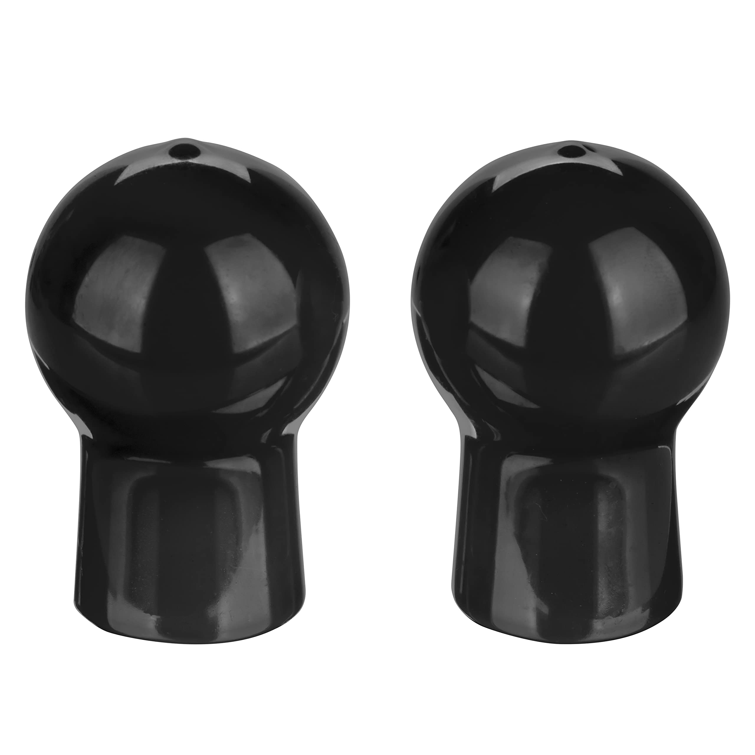 CalExotics Advanced Nipple Suckers – Black, Soft Squeezable Nipple Stimulators
