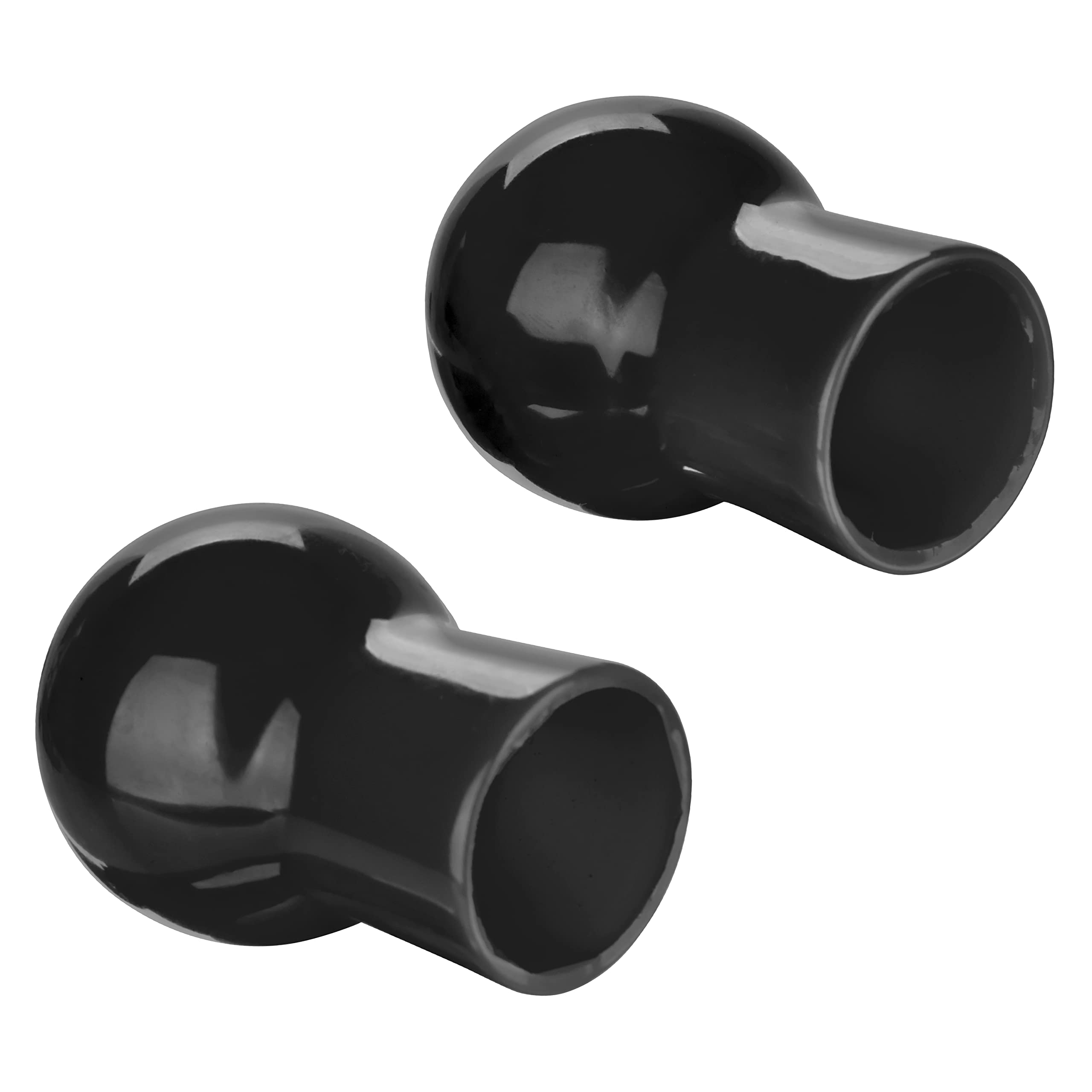 CalExotics Advanced Nipple Suckers – Black, Soft Squeezable Nipple Stimulators