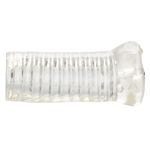 CalExotics Basic Essentials Pussy Stroker - Soft TPE Masturbator with Ribbed Shaft, Open-End Design