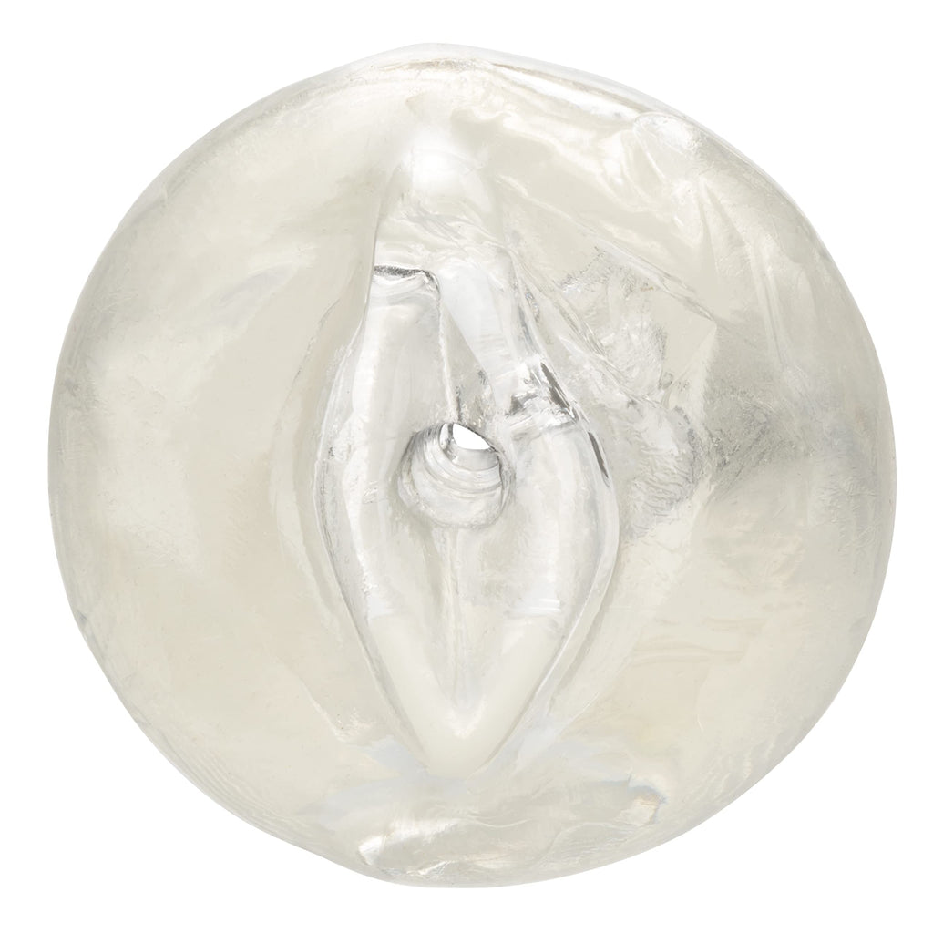 CalExotics Basic Essentials Pussy Stroker - Soft TPE Masturbator with Ribbed Shaft, Open-End Design
