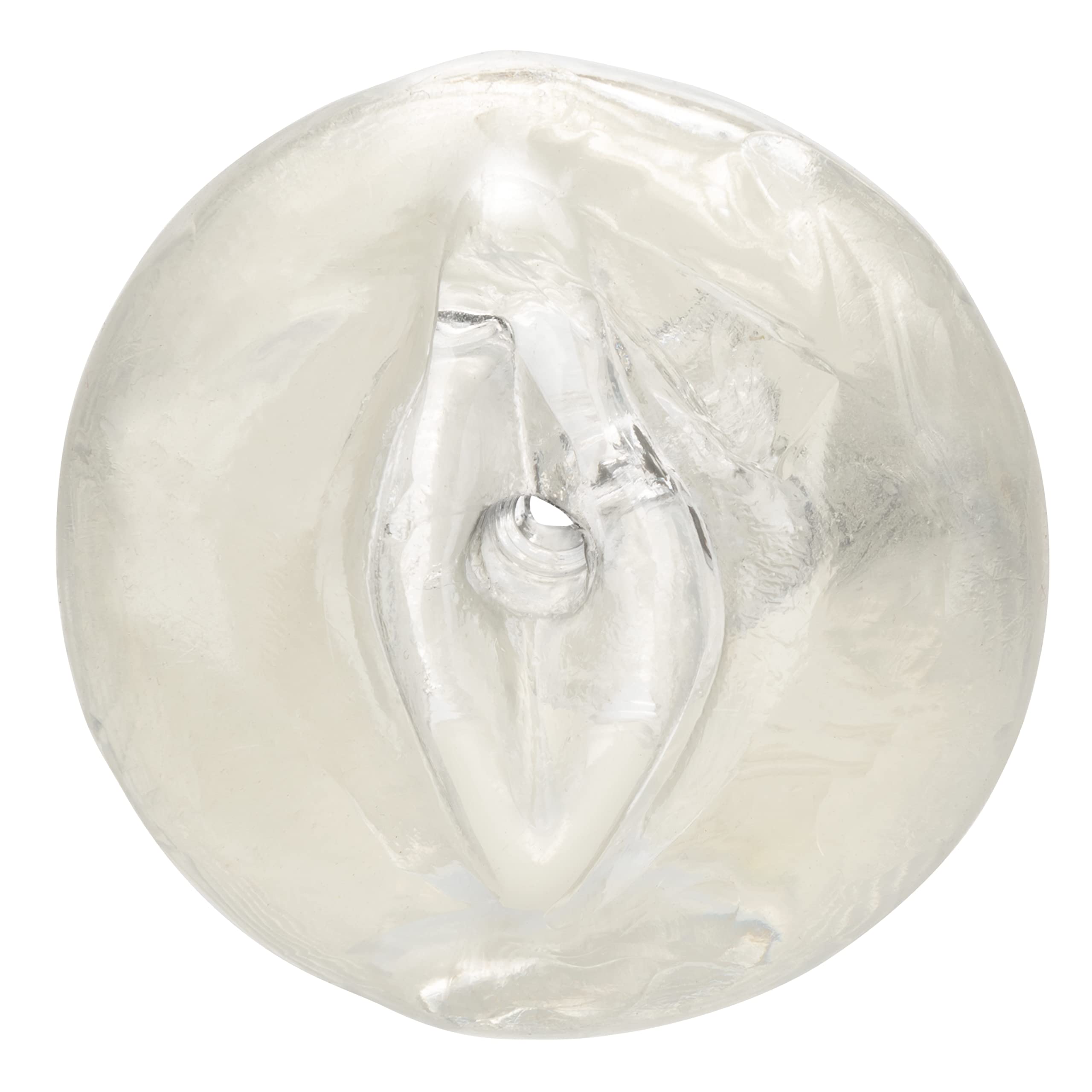 CalExotics Basic Essentials Pussy Stroker - Soft TPE Masturbator with Ribbed Shaft, Open-End Design