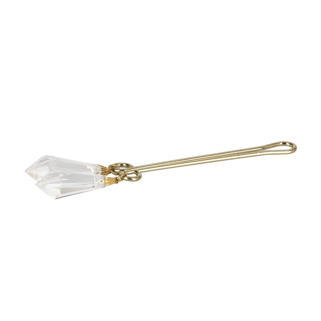 CalExotics Cleopatra Collection Crystal Clear Clitoral Jewelry – Non-Piercing Nickel-Free