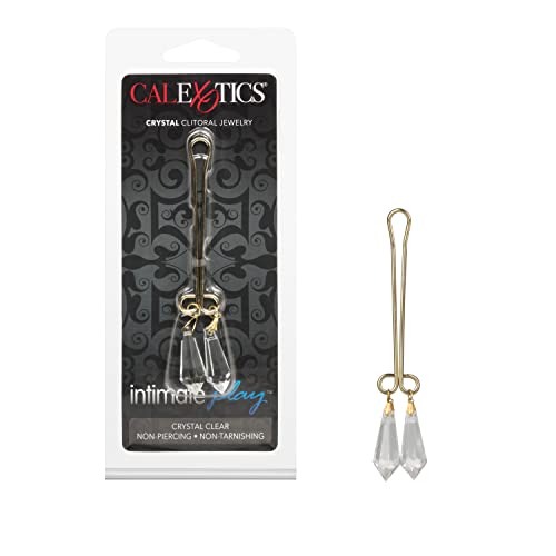 CalExotics Cleopatra Collection Crystal Clear Clitoral Jewelry – Non-Piercing Nickel-Free