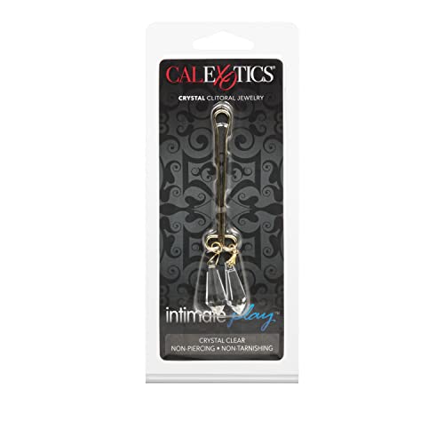 CalExotics Cleopatra Collection Crystal Clear Clitoral Jewelry – Non-Piercing Nickel-Free