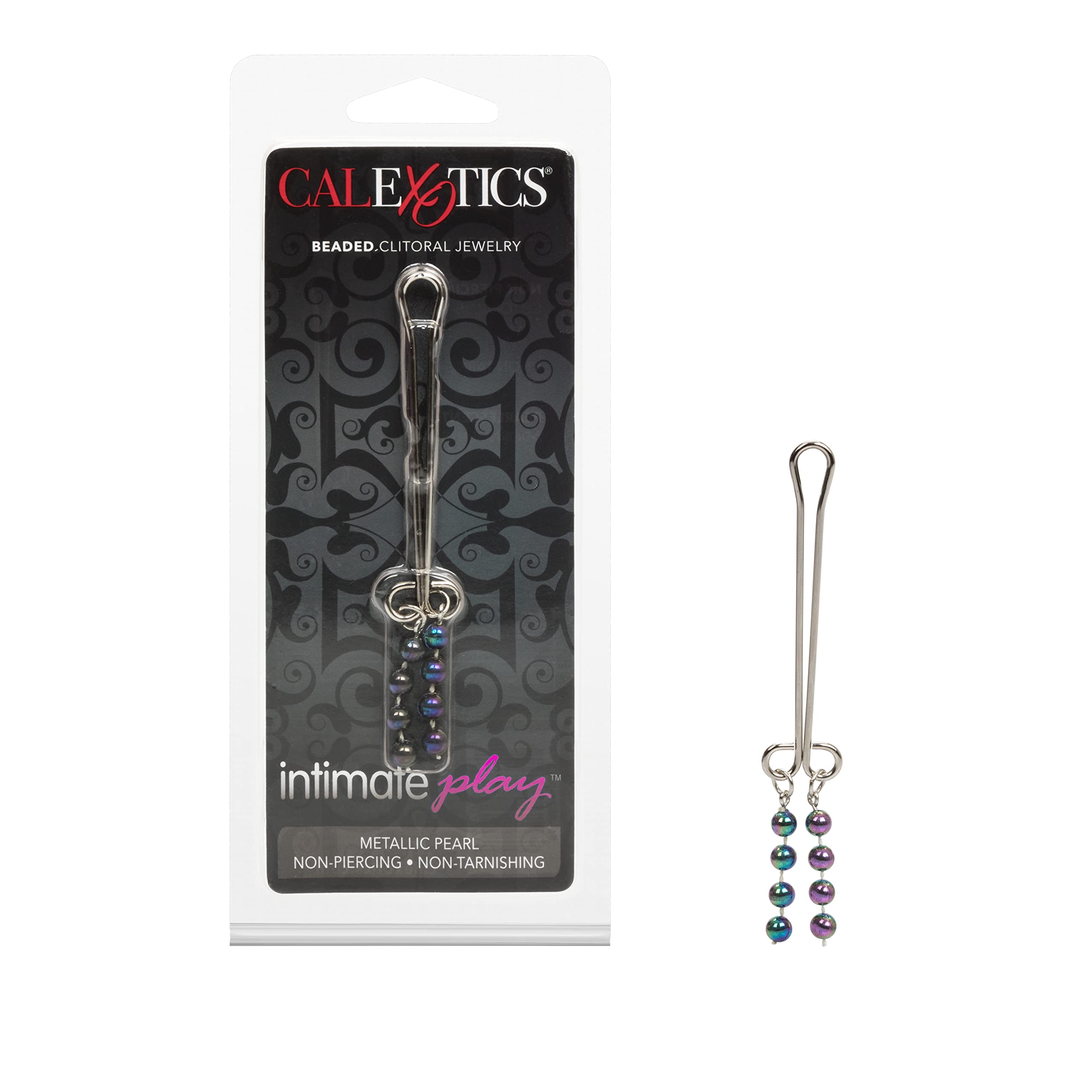 CalExotics Cleopatra Collection Pearl Metallic Non-Piercing Clitoral Jewelry