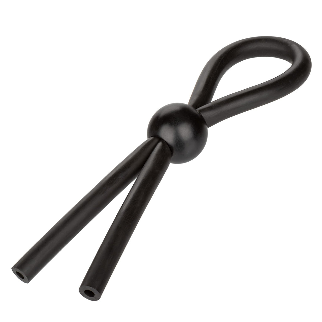 CalExotics Dr. Joel Kaplan Erection Enhancing Lasso Penis Ring - Black Adjustable