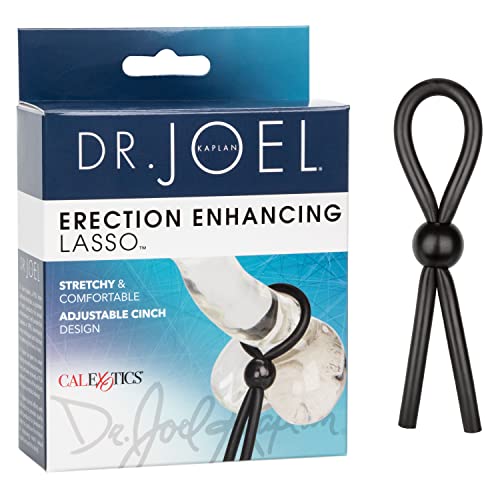 CalExotics Dr. Joel Kaplan Erection Enhancing Lasso Penis Ring - Black Adjustable