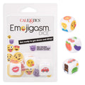 CalExotics Emojigasm Dice – 3 Sex Dice for Body Part, Action, and Location Game