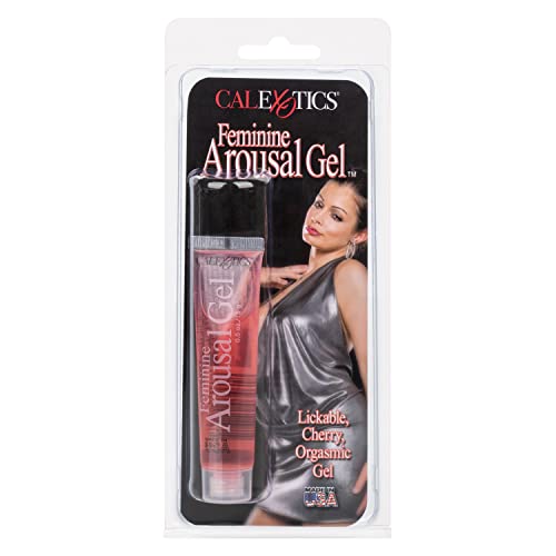 CalExotics Feminine Cherry Arousal Gel – Cherry Flavored Non-Sticky Gel for Enhanced Intimate Pleasure