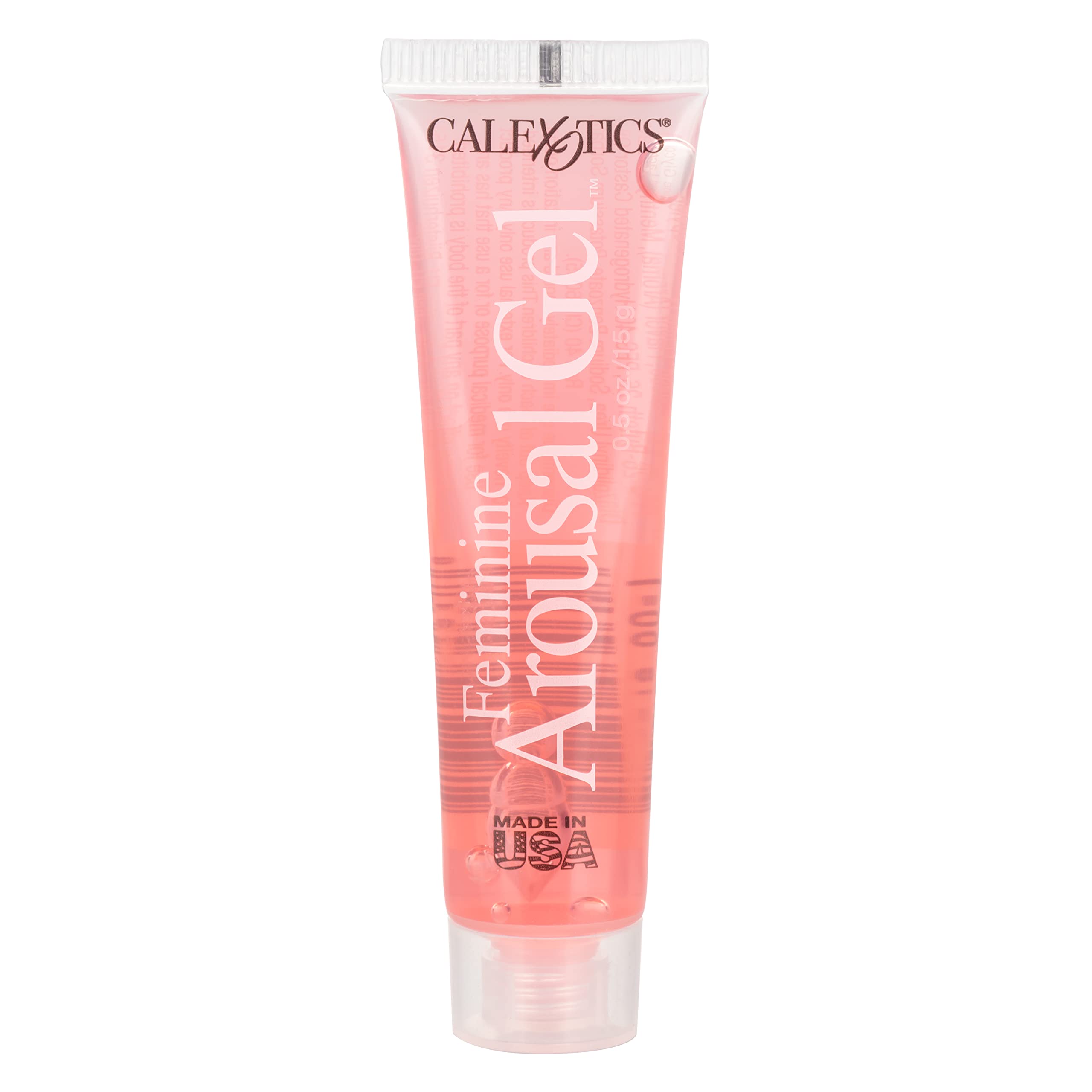 CalExotics Feminine Cherry Arousal Gel – Cherry Flavored Non-Sticky Gel for Enhanced Intimate Pleasure