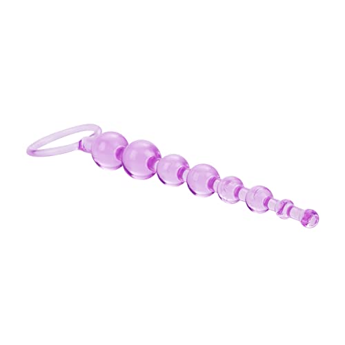 CalExotics First Time Love Beads - Pink Anal Beads for Beginners with Graduated Sizes