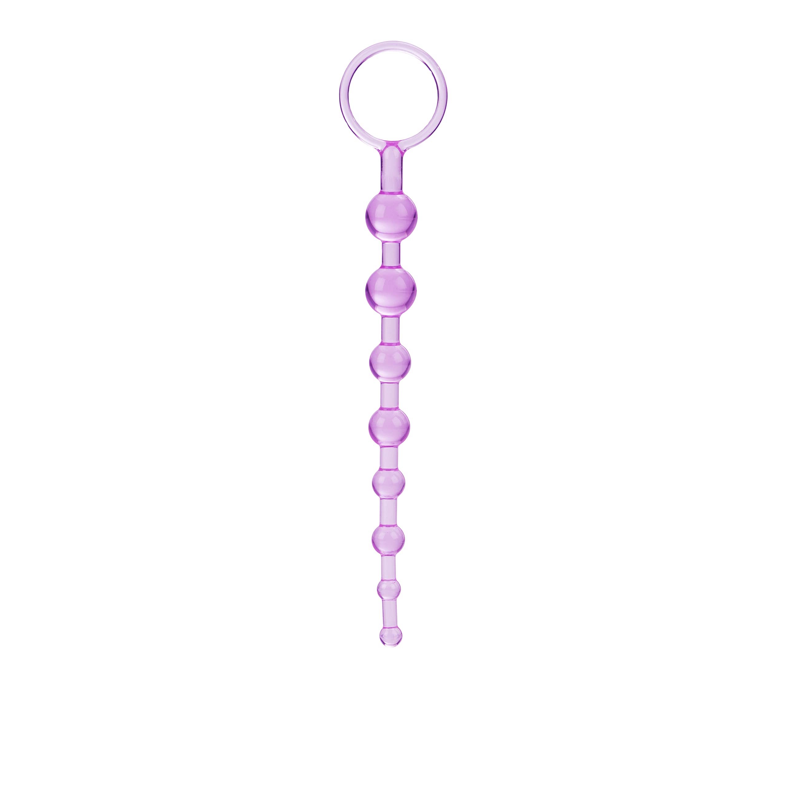 CalExotics First Time Love Beads - Pink Anal Beads for Beginners with Graduated Sizes