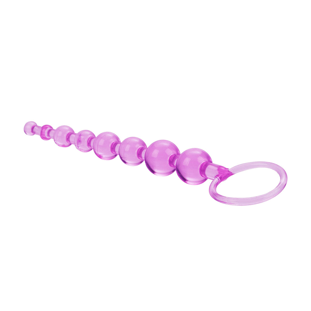 CalExotics First Time Love Beads - Pink Anal Beads for Beginners with Graduated Sizes