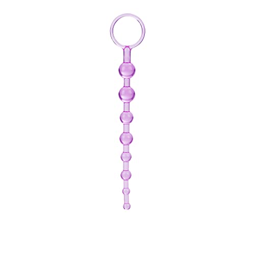 CalExotics First Time Love Beads - Pink Anal Beads for Beginners with Graduated Sizes