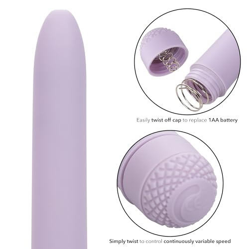 CalExotics First Time Power Vibe Bullet Vibrator, Purple, Multi-Speed, Waterproof