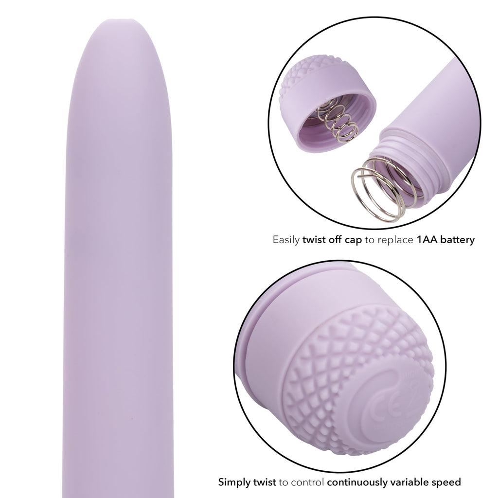 CalExotics First Time Power Vibe Bullet Vibrator, Purple, Multi-Speed, Waterproof