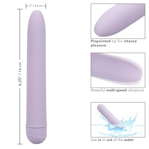 CalExotics First Time Power Vibe Bullet Vibrator, Purple, Multi-Speed, Waterproof