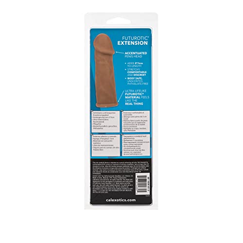 CalExotics Futurotic Penis Extender – Brown, TPE, Adds 2 Inches