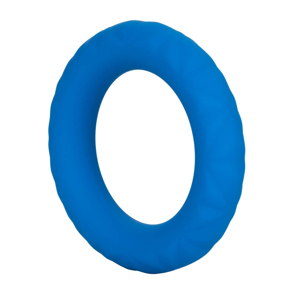 CalExotics Link Up Ultra-Soft Max Premium Liquid Silicone Support Ring - Blue