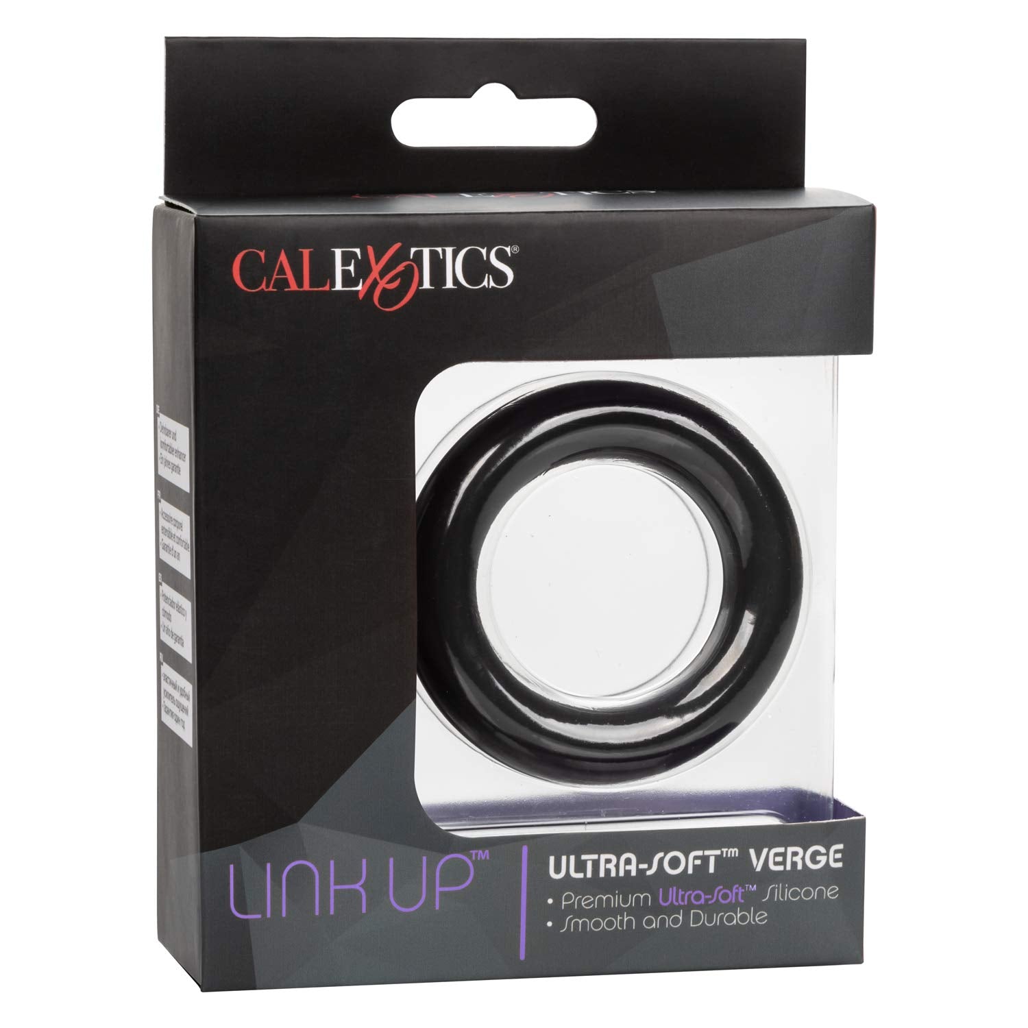CalExotics Link Up Ultra-Soft Verge – Premium Liquid Silicone Support Ring (Black)