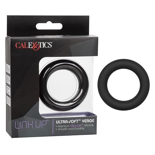 CalExotics Link Up Ultra-Soft Verge – Premium Liquid Silicone Support Ring (Black)
