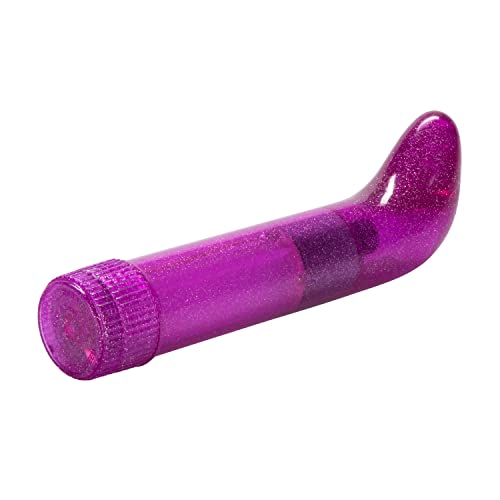 CalExotics Pearlessence G Vibe - Purple Glitter G-Spot Massager with Multi-Speed Vibrations