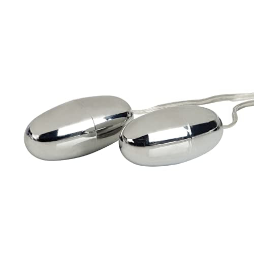 CalExotics Pocket Exotics Double Silver Bullet Vibrator with Wired Remote Control