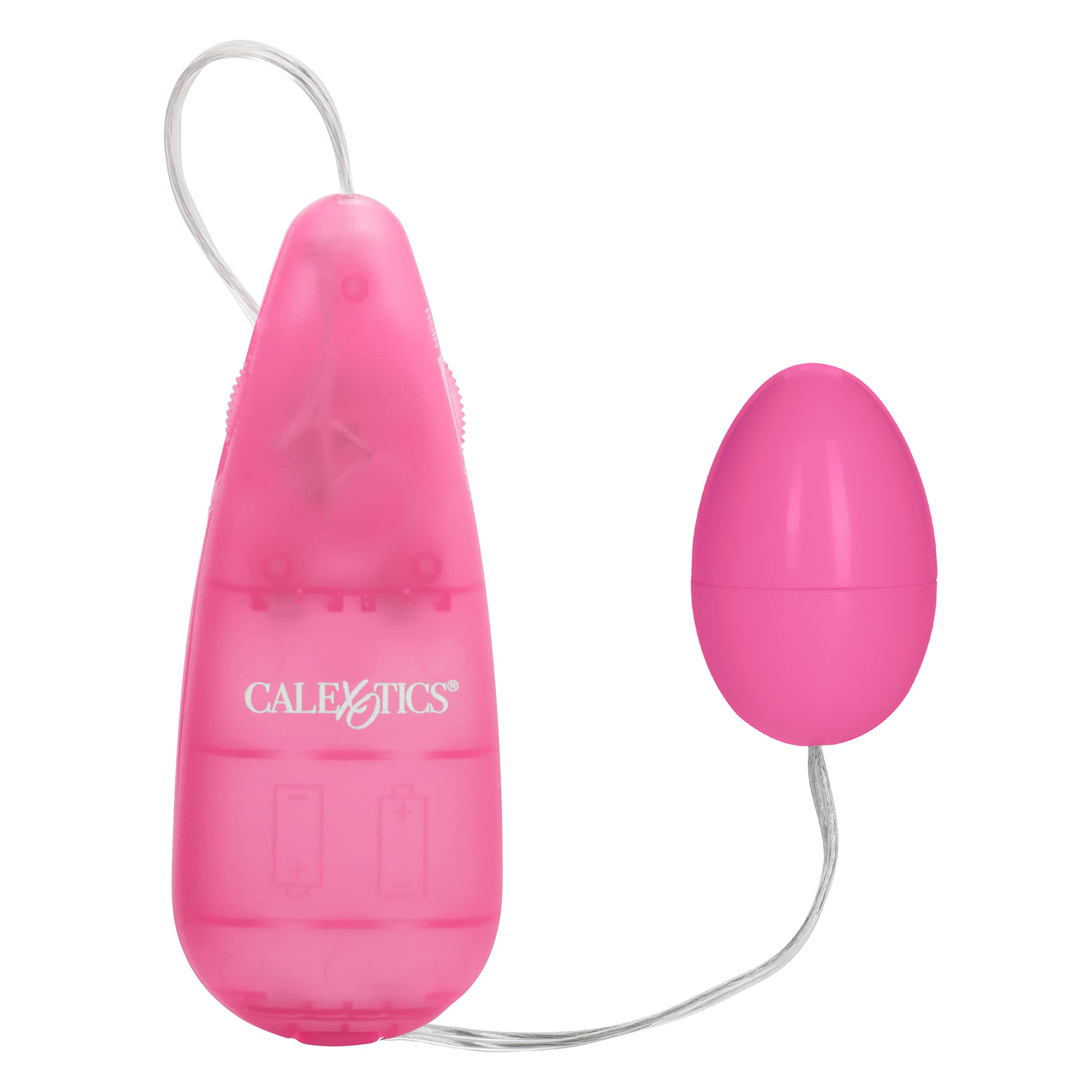 CalExotics Pocket Exotics Pink Passion Egg Vibrator with Multi-Speed Settings