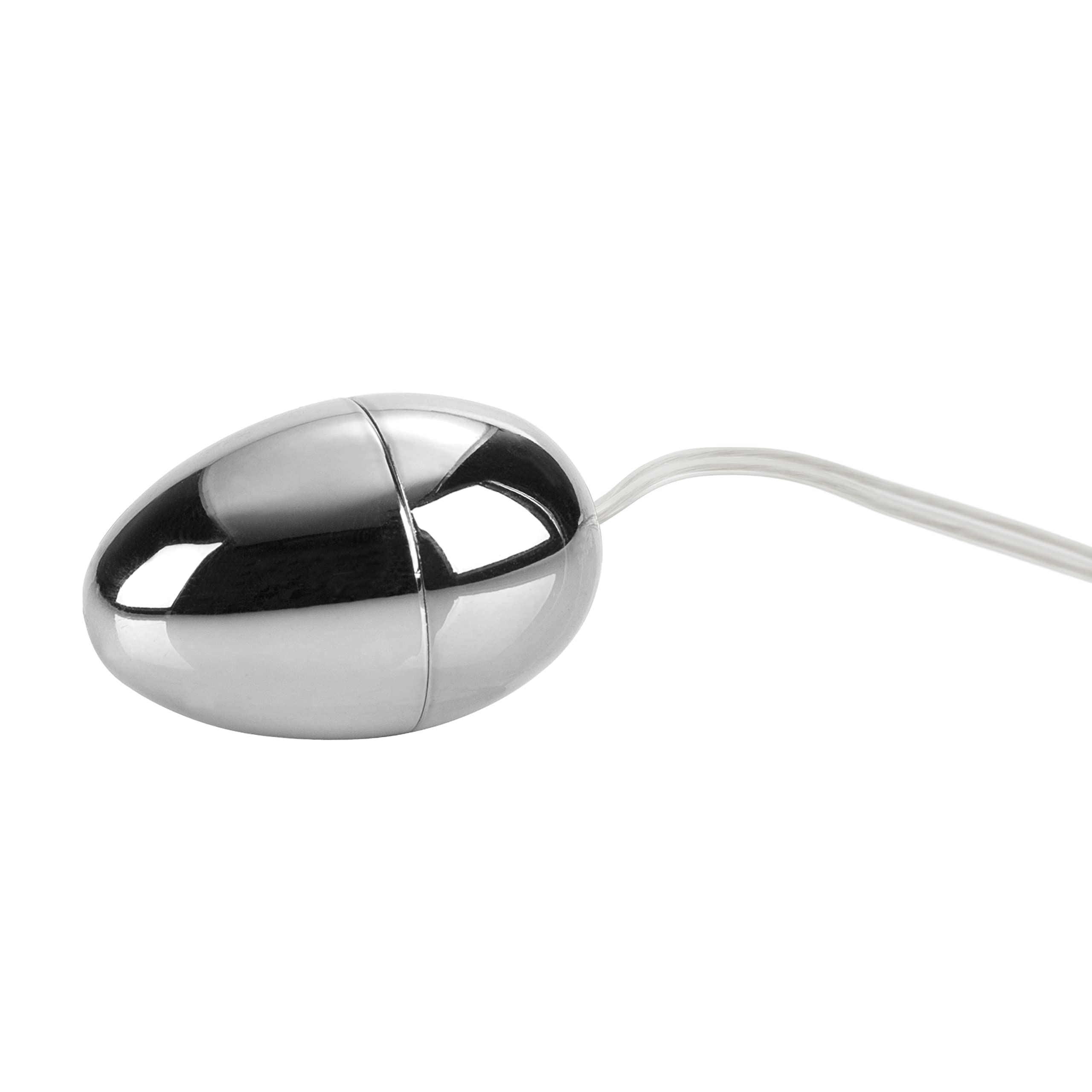 CalExotics Pocket Exotics Vibrating Silver Egg – Powerful Bullet Vibrator