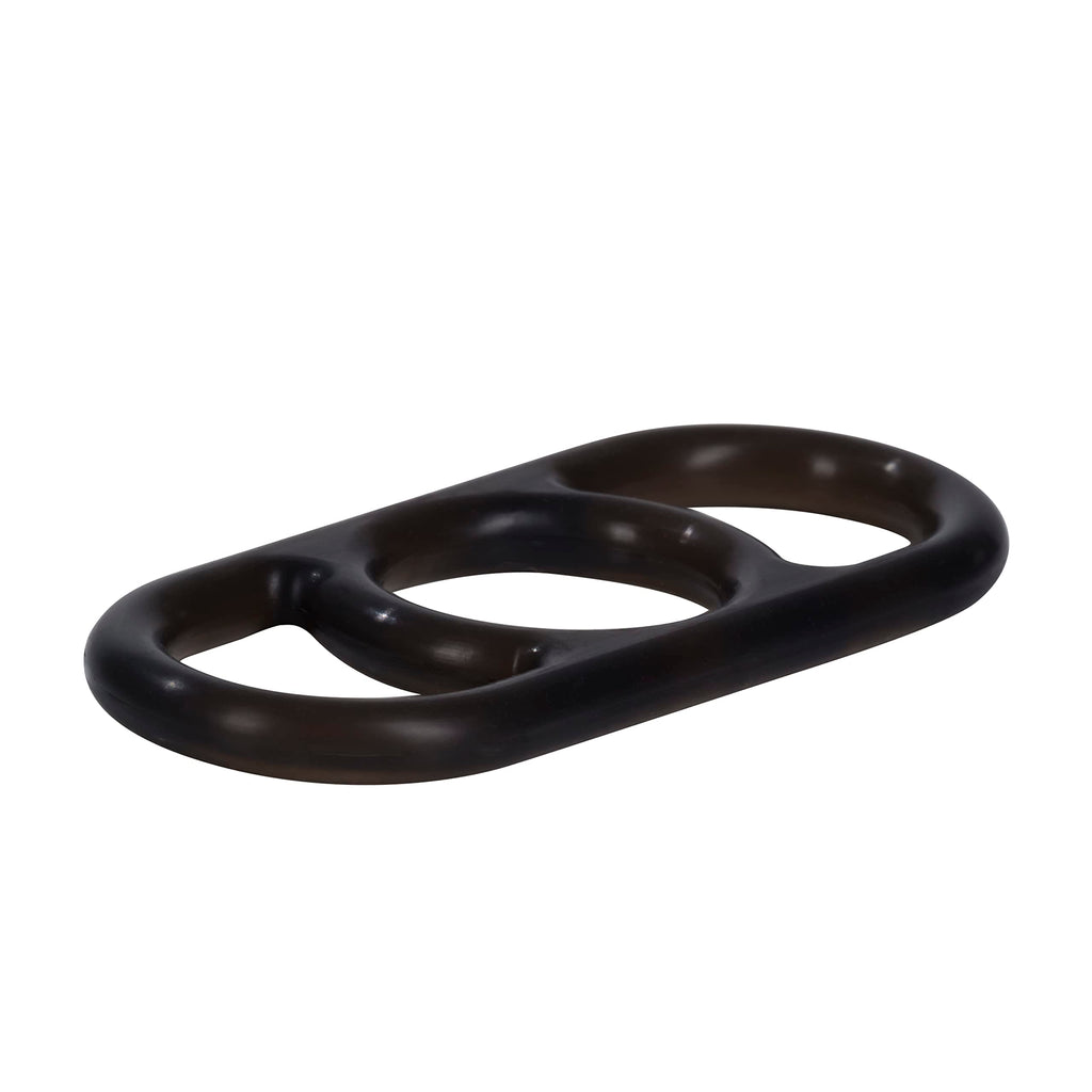 CalExotics Precision Pump Silicone Erection Ring with Handles - Gray
