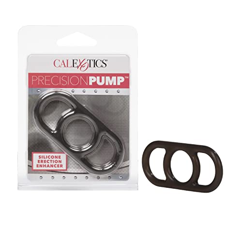 CalExotics Precision Pump Silicone Erection Ring with Handles - Gray