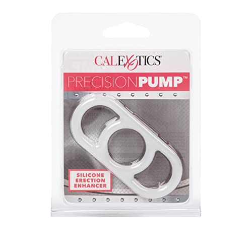 CalExotics Precision Pump Silicone Erection Ring with Handles, White
