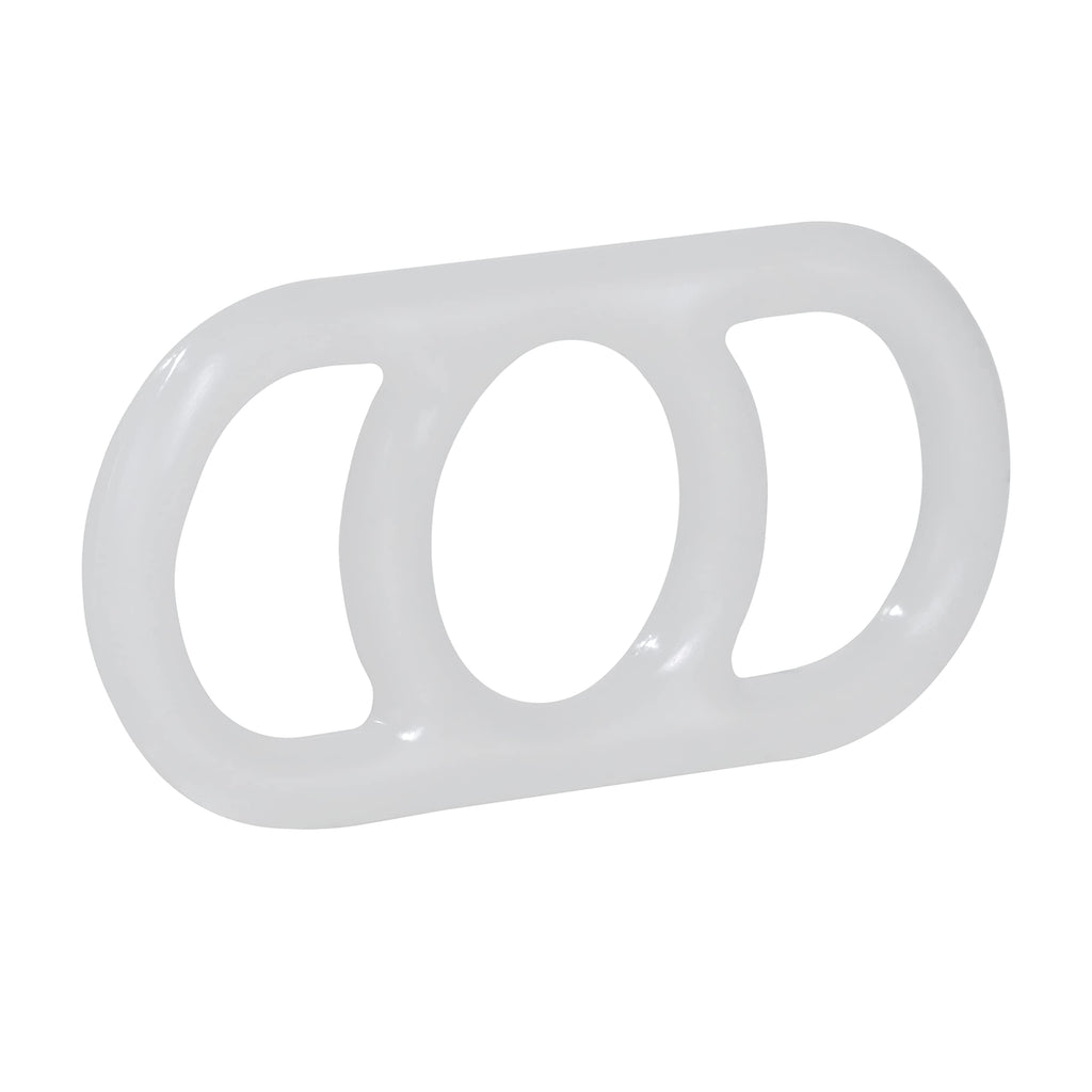 CalExotics Precision Pump Silicone Erection Ring with Handles, White