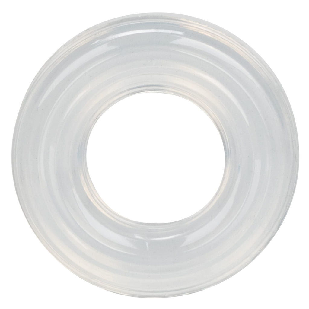 CalExotics Premium Silicone Ring – Clear, Ultra-Stretchy, 1-Inch Inner Diameter